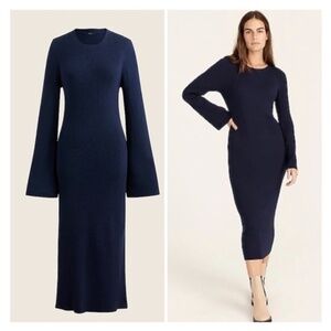 J. Crew Navy Maxi Dress